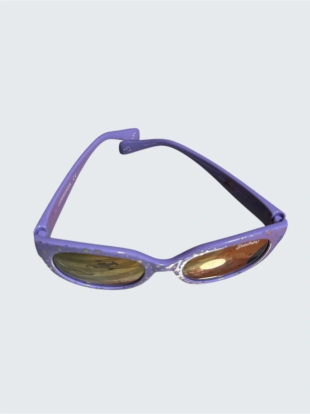 Skechers Girls' Purple Star Cat-Eye Sunglasses